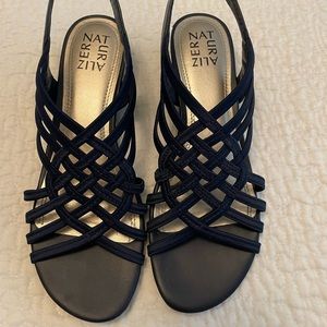 Navy blue Naturalizer brand sandals